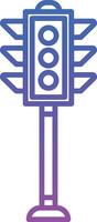 Traffic Lights Illustration Icon vector