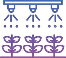 Irrigation Illustration Icon vector
