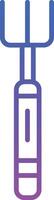 Farm Fork Illustration Icon vector