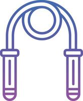 Skipping Rope Illustration Icon vector
