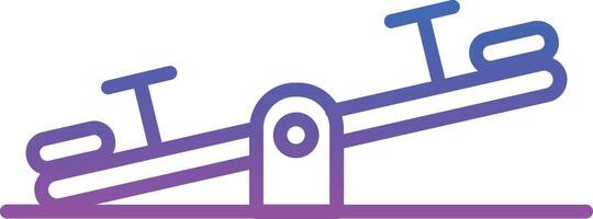 Seesaw Illustration Icon vector