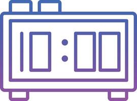 Digital Clock Illustration Icon vector