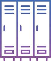 Locker Illustration Icon vector