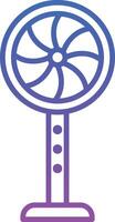 Stand Fan Illustration Icon vector