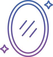 Mirror Illustration Icon vector