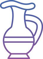 Pitcher Illustration Icon vector