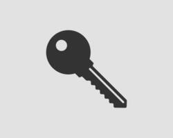 Key icon . Keys symbol flat design. vector