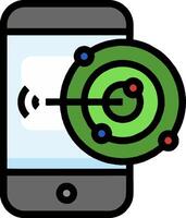 Mobile app development services vector