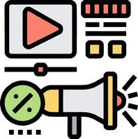 marketing icon illustration vector