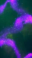 Flying through the stars and pink nebula in space. Media. Galaxy exploration through outer space towards glowing milky way galaxy. Vertical . video