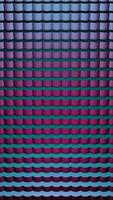 abstrato parede do girando e comovente azulejos. meios de comunicação. lindo gradiente fundo do mesmo Tamanho azulejos. vertical . video