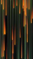 Abstract animation of bright digital rain of vertical colorful lines. Animation. Beautiful rain of bright falling lines reminiscent of Starfall. Beautiful backdrop of colorful digital rain video