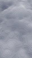 Waves in cyberspace of cubic shapes. Animation. Abstract background with animation of waving surface from cubes. Seamless loop video