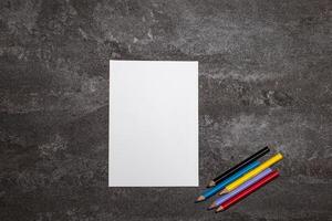 Mockup with space to insert your text for your purposes photo