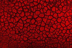 Earth with cracks top view for background or graphic design of textures and overlays with the concept of drought and death. photo
