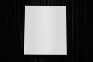 Mockup on the wall with space to insert your text for your purposes photo