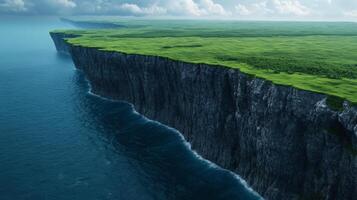 Coastal erosion reshaping shorelines worldwide seen from space crumbling edges and collapsing cliffs visible photo