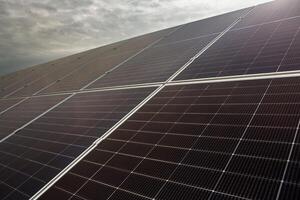 Solar panel, photovoltaic, alternative electricity source. Renewable Energy. Solar Power. photo