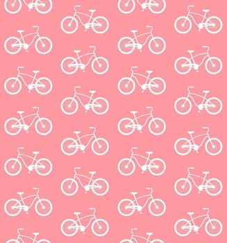 sin costura modelo de plano bicicleta vector