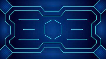 abstract modern technology gradient blue colors with line elements pattern. vector