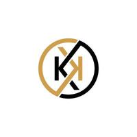 Initial Letter KK Logo Design Template vector
