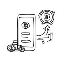 Blockchain Network A flat illustration of a blockchain network vector