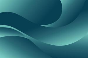 Fluid Green Gradient A smooth, gradient filled green wave vector