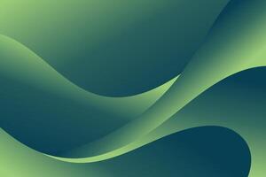 Abstract Green Wave Background A dynamic, flowing green abstract background vector