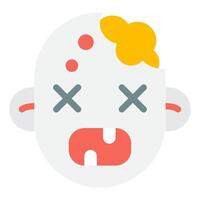 Zombie icon for web, app, infographic, etc vector
