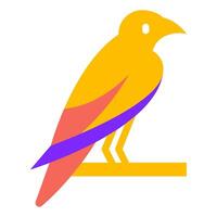 Raven icon for web, app, infographic, etc vector