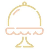 Cake Stand icon for web, app, infographic, etc vector