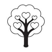 Beautiful Botanical Tree Scene vector