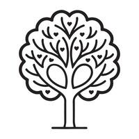 Calm Nature Tree Design vector