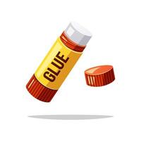 Glue stick isolated on white background. vector