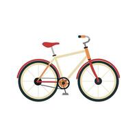 Sleek Bicycle Design on White Background vector