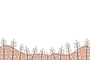 Abstract banner frame background. Abstract flowers background illustration,Blossom plants, branches,art print for beauty, fashion and natural products,card,paper,present, event,slide,banner. vector