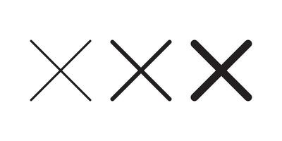 cross multiply vectors outline isolated background
