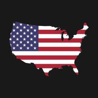 Creative Backgrounds with US Map and Flag Design vector