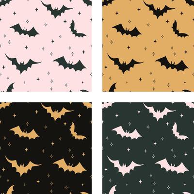 bat pattern printable soft background