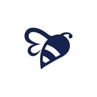 bee icon on the white background vector