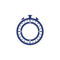 Time Icon Logo Design Element vector