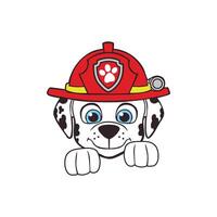 marchal paw patrol vector