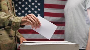 Voting for the President of the American Republic photo