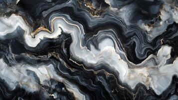 A black and white image of a marble wall with gold accents. The image has a sense of luxury and elegance. photo