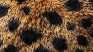 A close up of a furry animal with a striped pattern. The fur is brown and black. photo