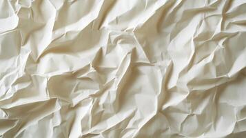 A white paper with a rough texture. The paper is torn and crumpled. photo