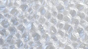A white bubble background. The circles are very close together, and the background is very light. photo