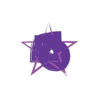 an abstract design that combines geometric shapes and bold colors. vector