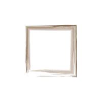 a square frame with a soft, artistic design. The frame features a light beige or cream color, vector