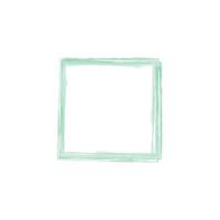a square frame with a soft, hand-painted appearance. vector